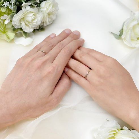 結婚指輪(ダイヤモンド) カスミソウ ~誓いの花冠~ DM-149/Ladies